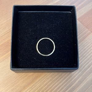 Gorjana 14k gold classic G ring